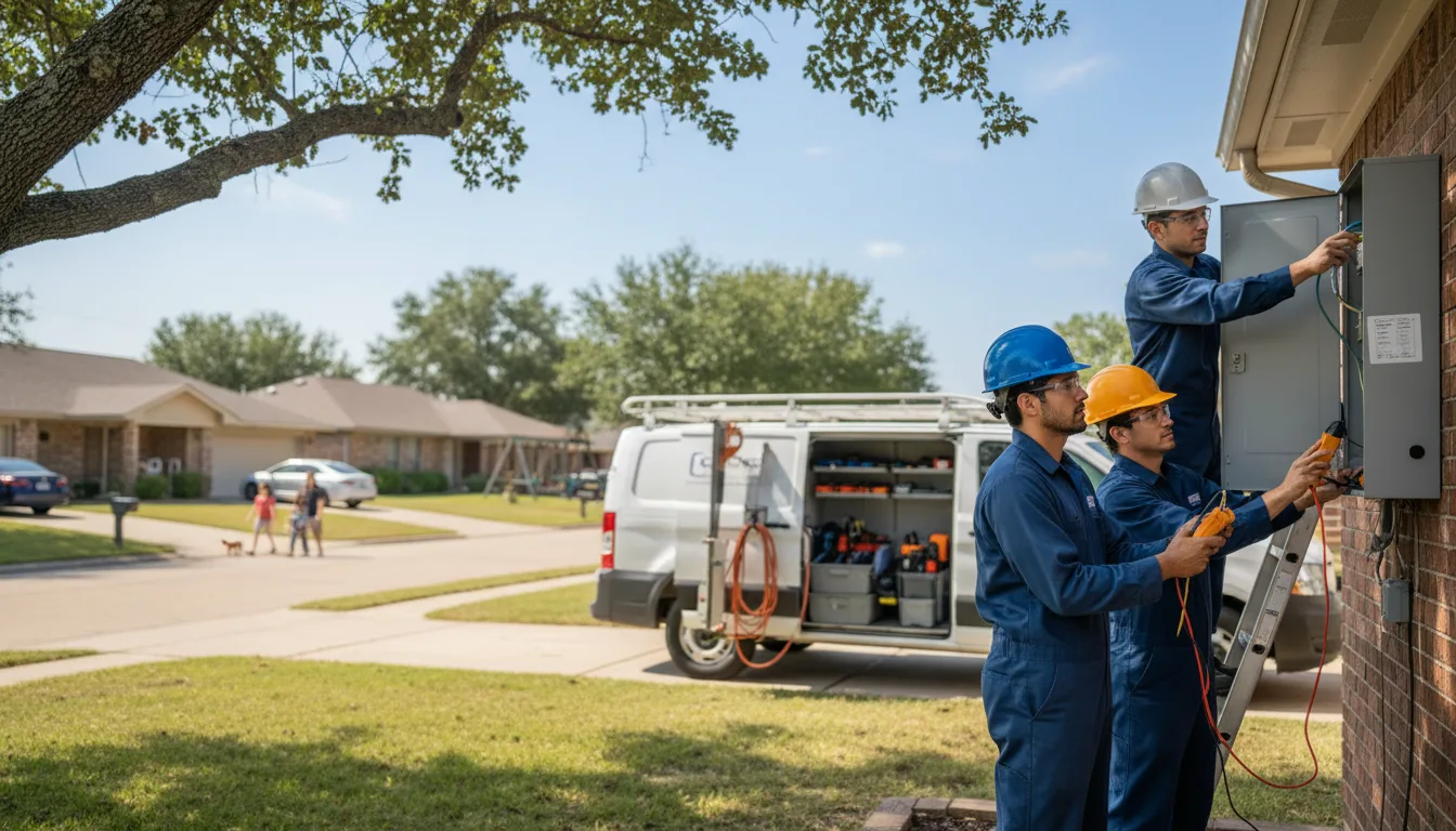 Certified electrician providing emergency electrical services in Marshall, OK